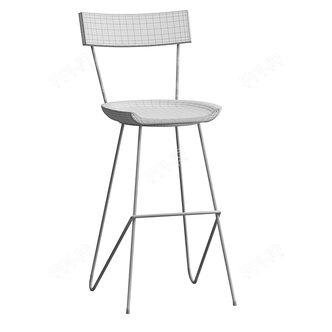 Stylish Stoker Chairs Collection 3D model image 4