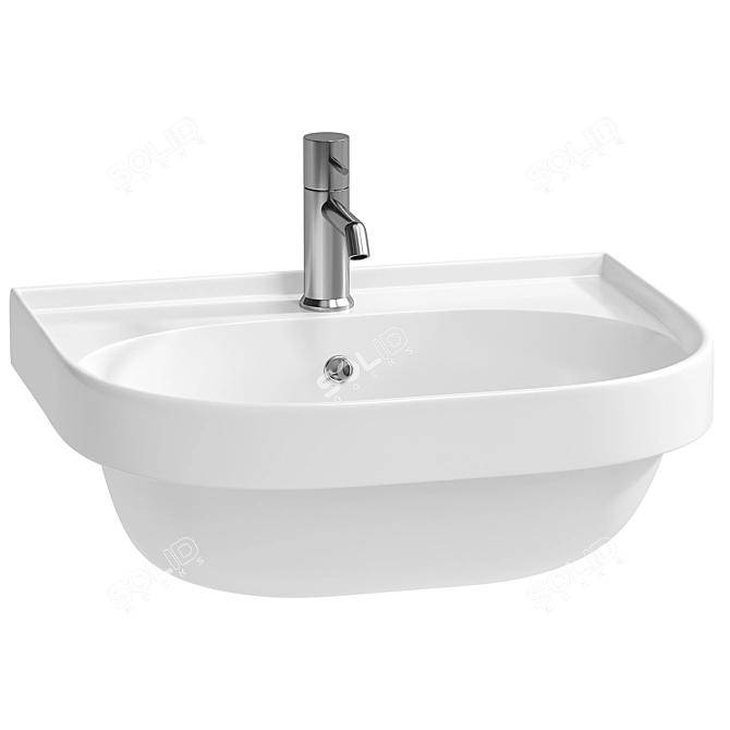 Ceramic Basin Art&Max AM-78364 3D model image 2