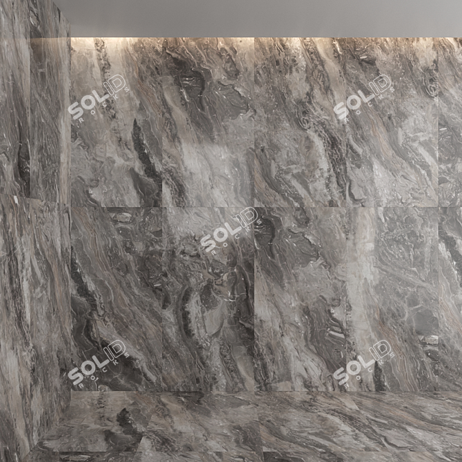 Marble 3D Texture Model Kit 3D model image 4