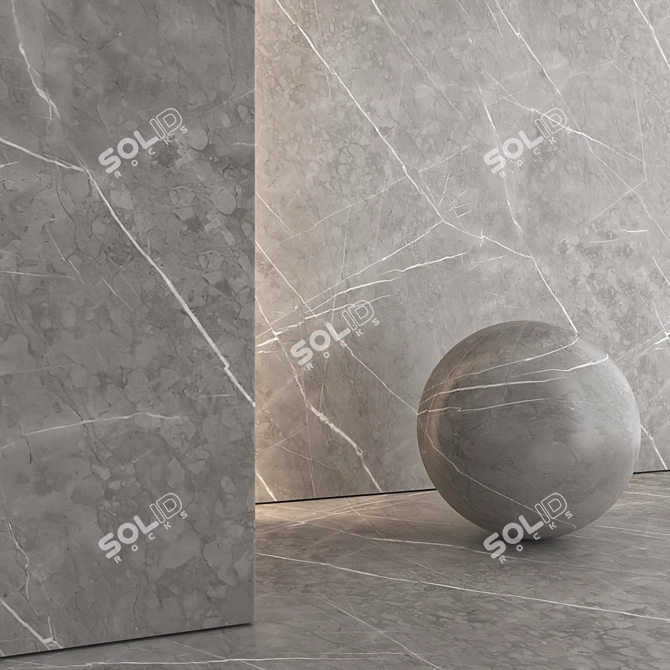 Luxury Marble 3D Tile Model 3D model image 1