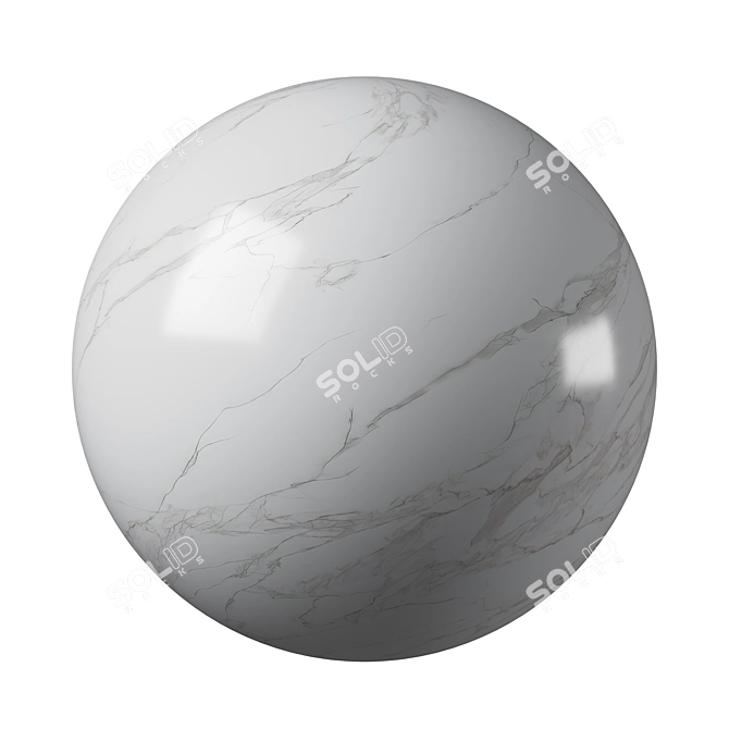 Premium Marble 3D Tile Model 3D model image 5