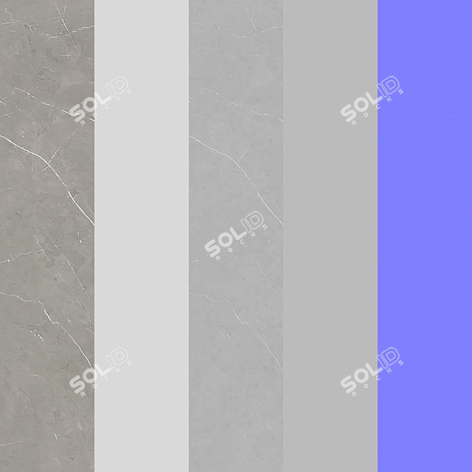 Luxury Marble Tiles 3D Model 3D model image 2