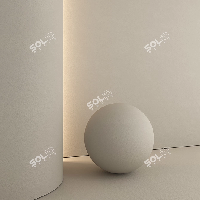 Luxury Plaster Materials Pack 3D model image 2