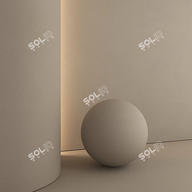 Luxury Plaster Materials Pack 3D model image 3