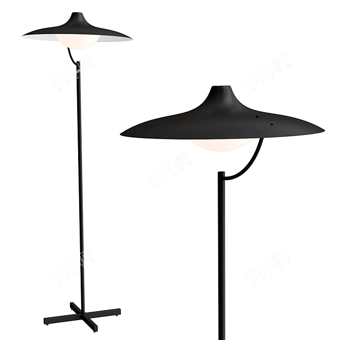 Jacques Biny LED Floor Lamp 3D model image 3