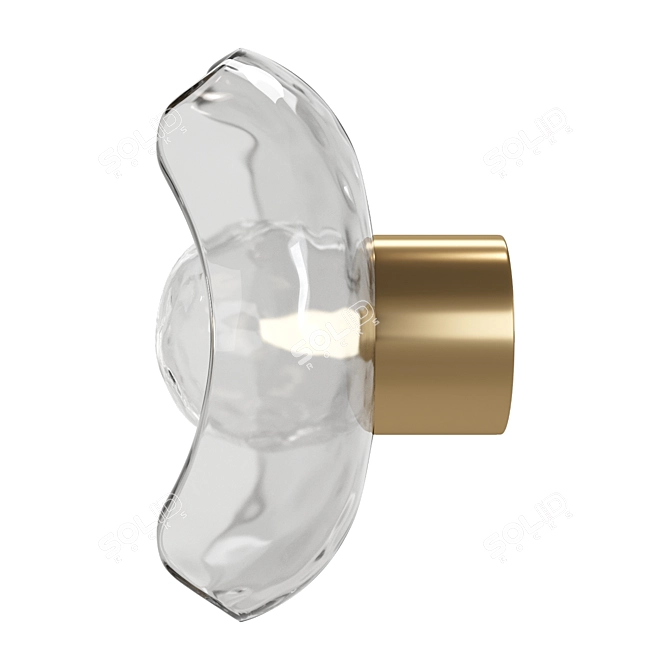 Elegant Modern Wall Sconce 3D model image 3