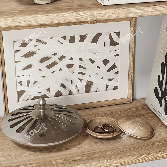 Elegant Decor set w/ TurboSmooth 3D model image 4