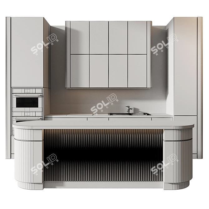 Modern Kitchen Decor Set 2013 3D model image 2