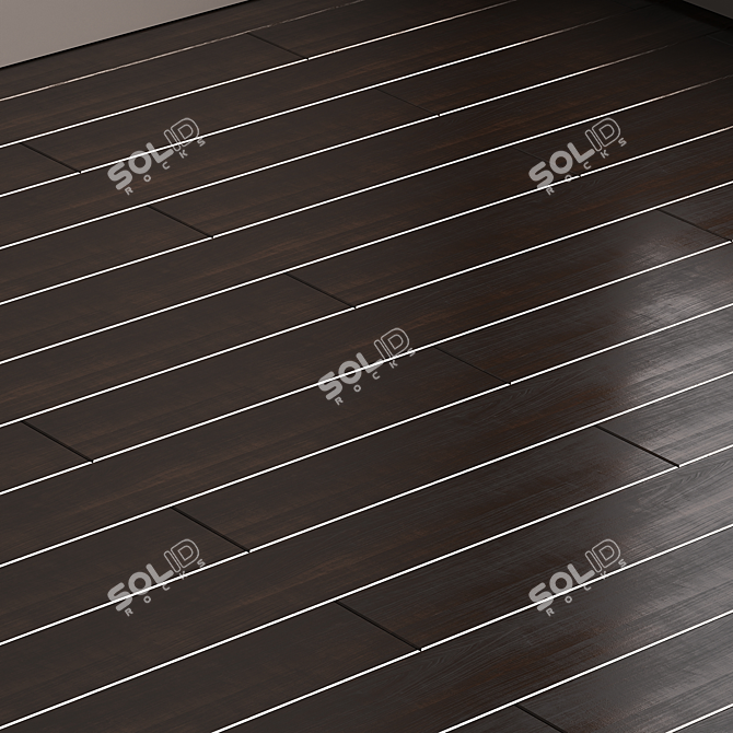 Multi-Layered Oak Floor Texture 3D model image 5