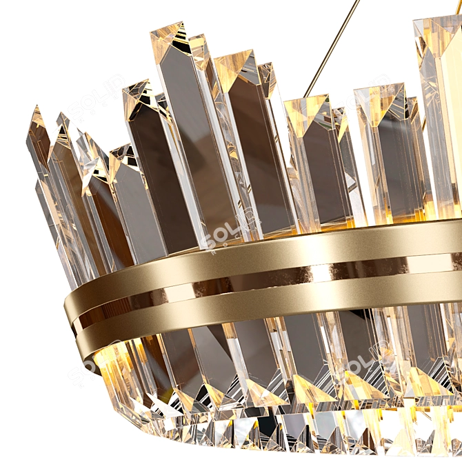 Imperium Pendant Light Trio 3D model image 4