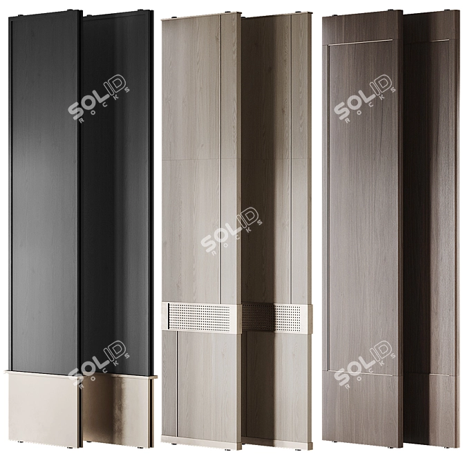 Space Zoning Room Divider Set 3D model image 7