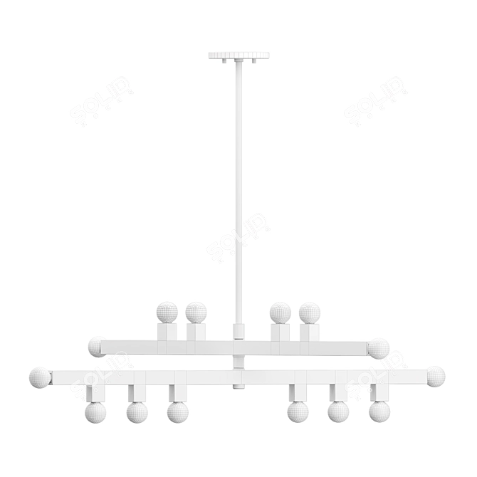  The Life StyledCo Sutter Chandelier 3D model image 4