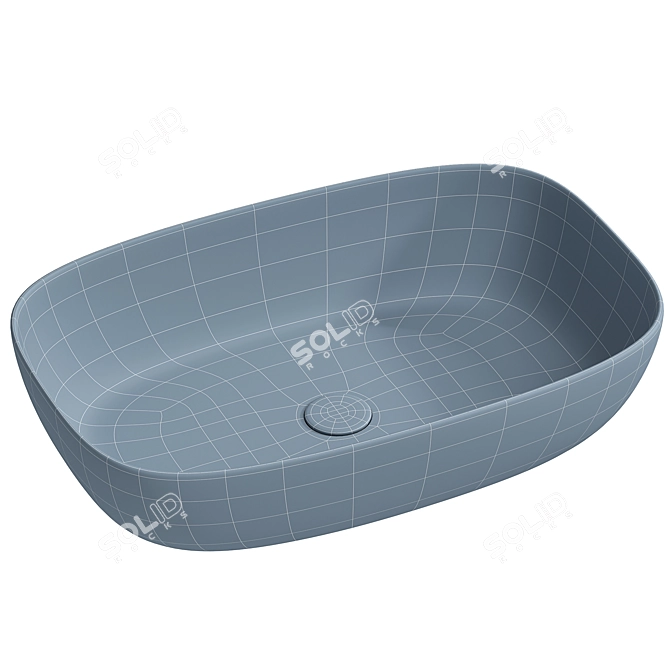 Modern Black BOND S54 Sink 3D model image 2