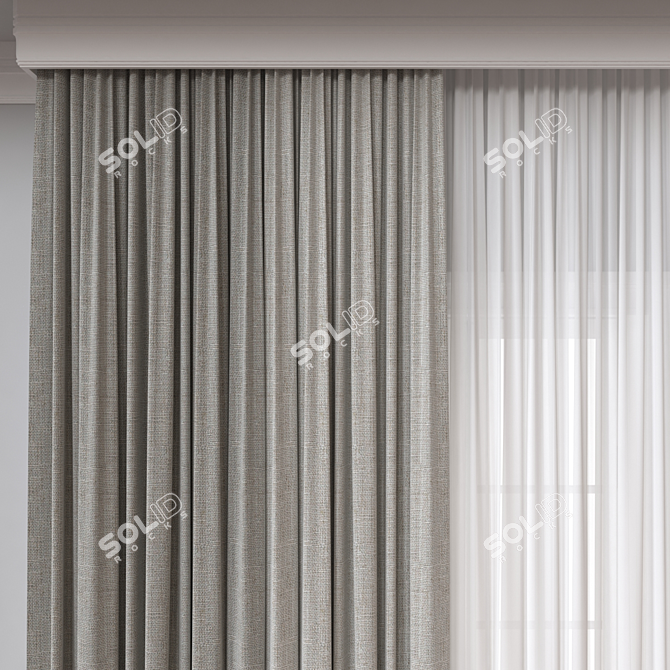 Window Covering Design Set 3D model image 2