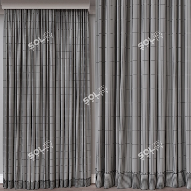 Window Covering Design Set 3D model image 4