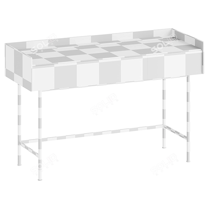 Modern Vanity Table Stand 3D model image 5