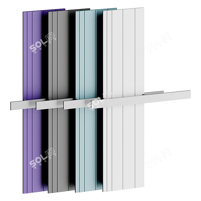 Antonio Lupi Bit Aluminum Radiator 3D model image 2
