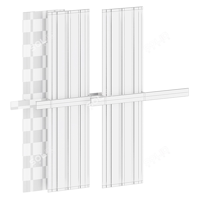 Antonio Lupi Bit Aluminum Radiator 3D model image 3