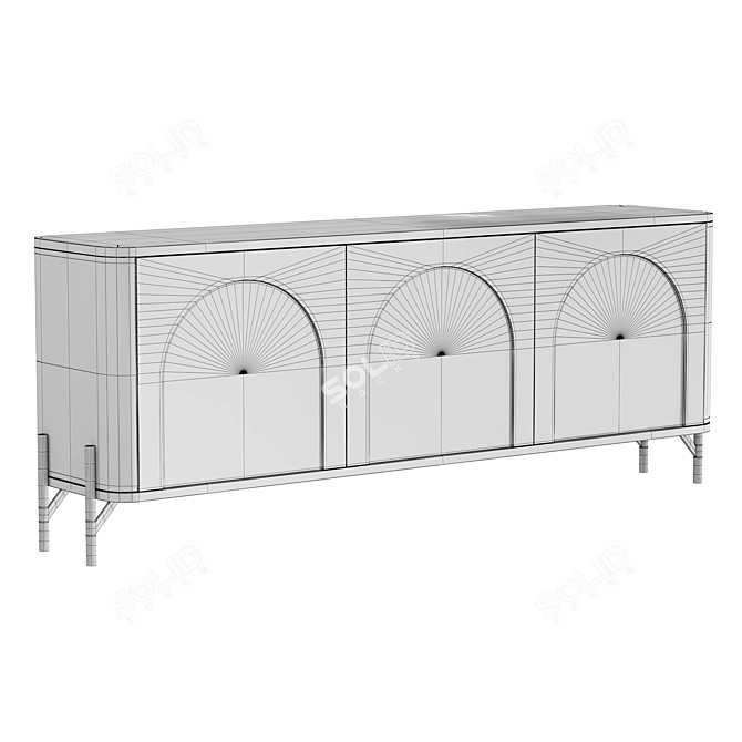 Mezahome Kotlas Dresser - Two Finishes 3D model image 5