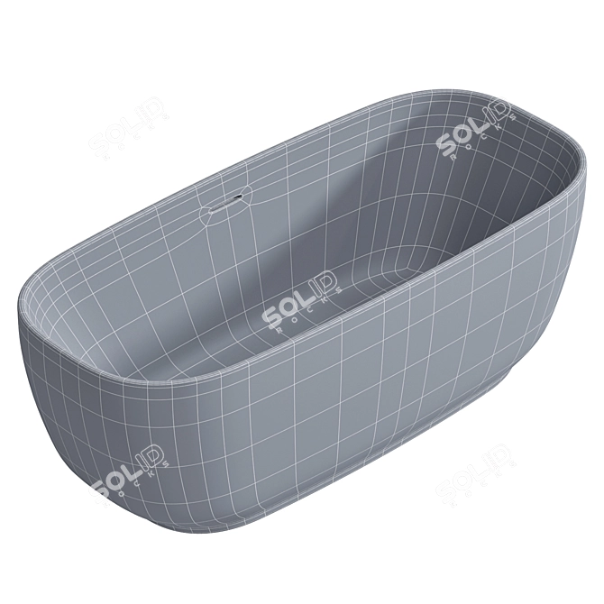 Acrylic Bathtub ABBER AB9260 3D model image 4