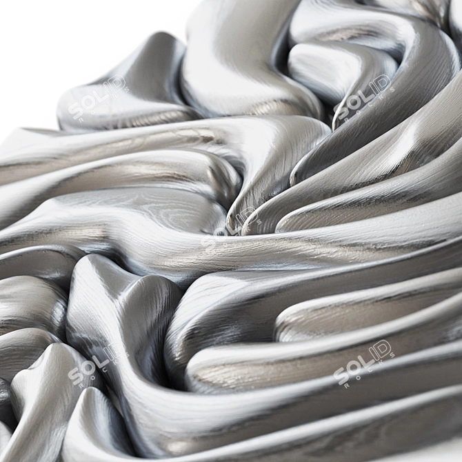 "Chain Reaction" Abstract Sculpture by Dan Nguyen 3D model image 5