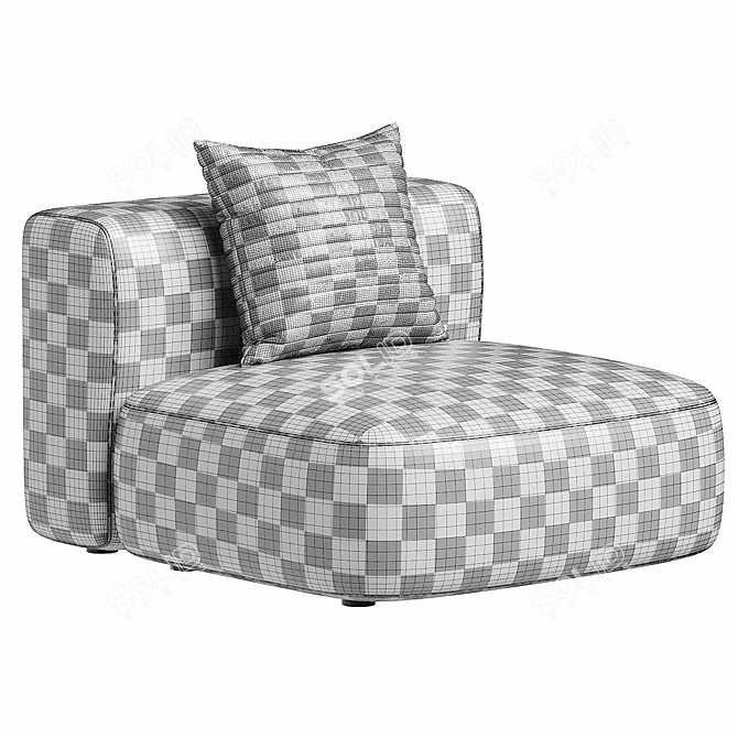 LITOS LIDO Modular Garden Armchair 3D model image 6