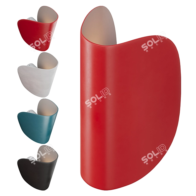 Fontana Arte Io Wall Light 3D model image 1