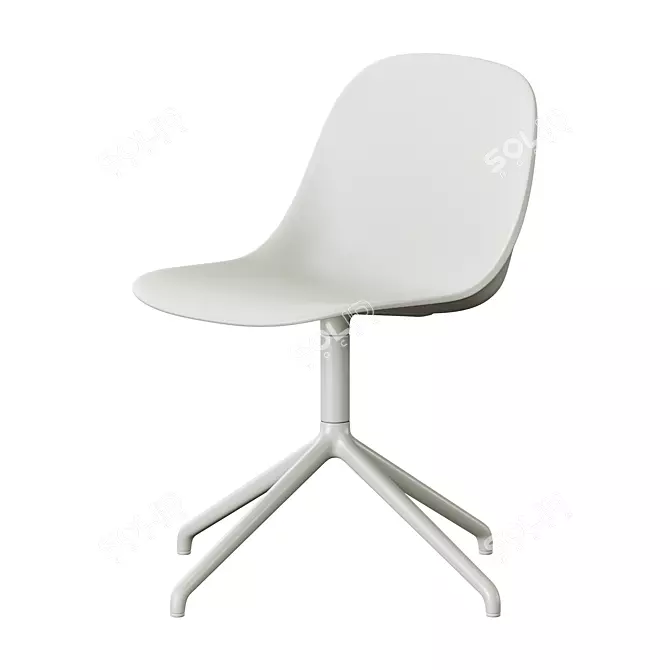 Swivel Base Fiber Side Chair 3D model image 3