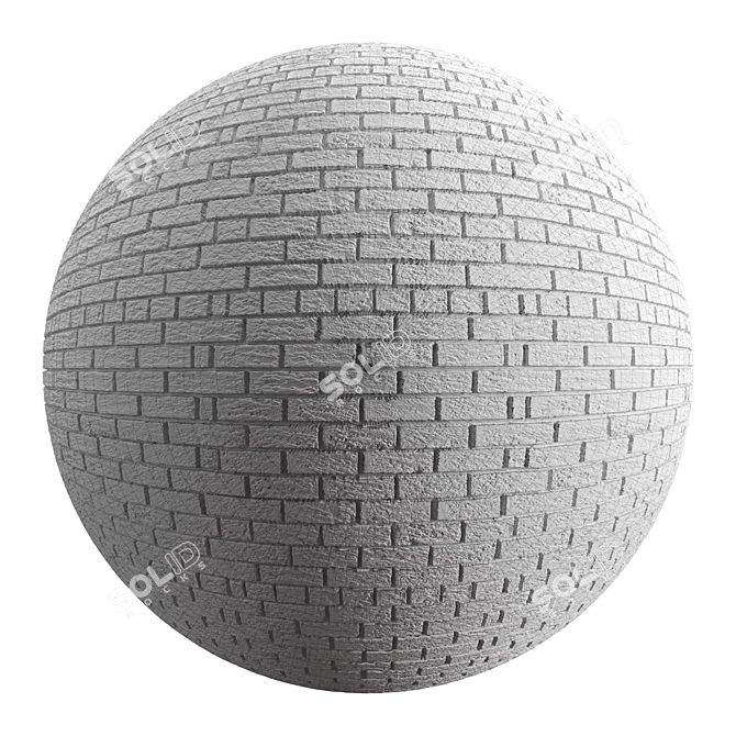 Texture-Enhanced 3D Brick Model 3D model image 2