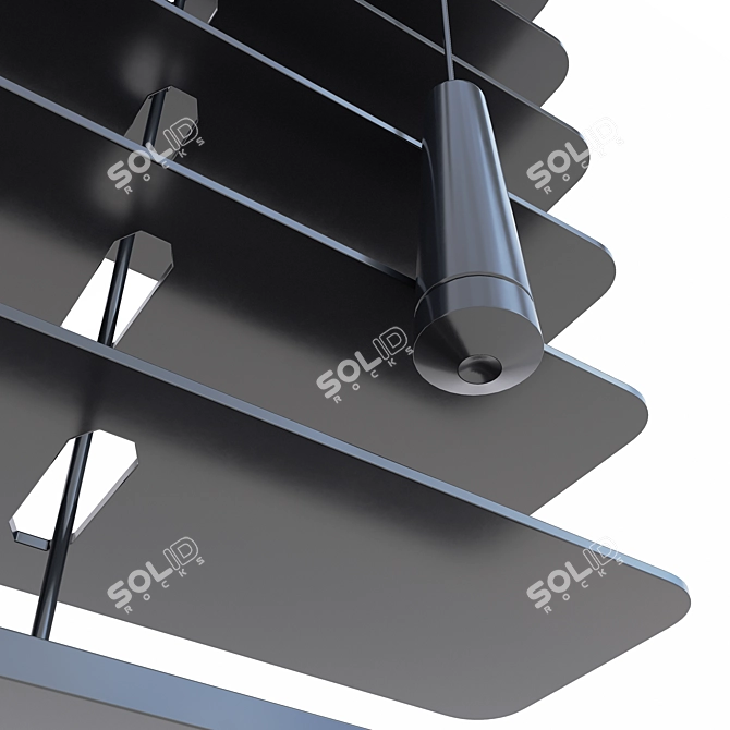 Adjustable Blinds for Windows 3D model image 3