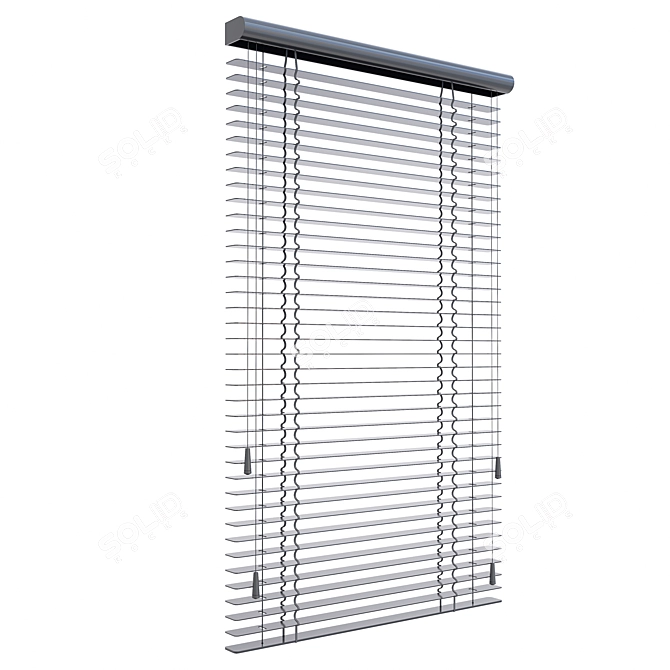 Adjustable Blinds for Windows 3D model image 4