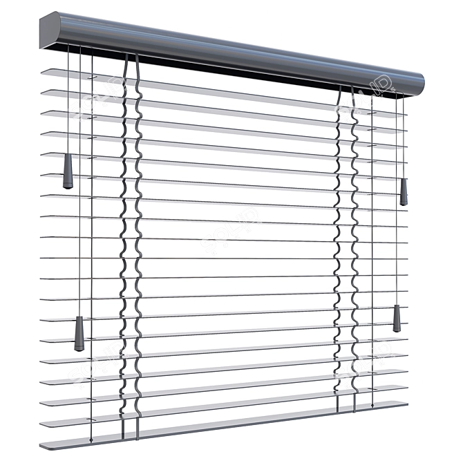 Adjustable Blinds for Windows 3D model image 5