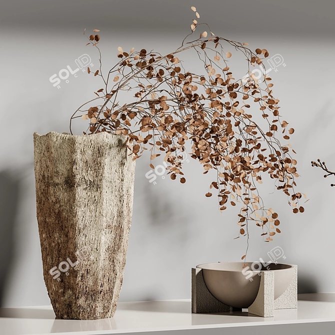 Elegant Decor Set 116 3D model image 3