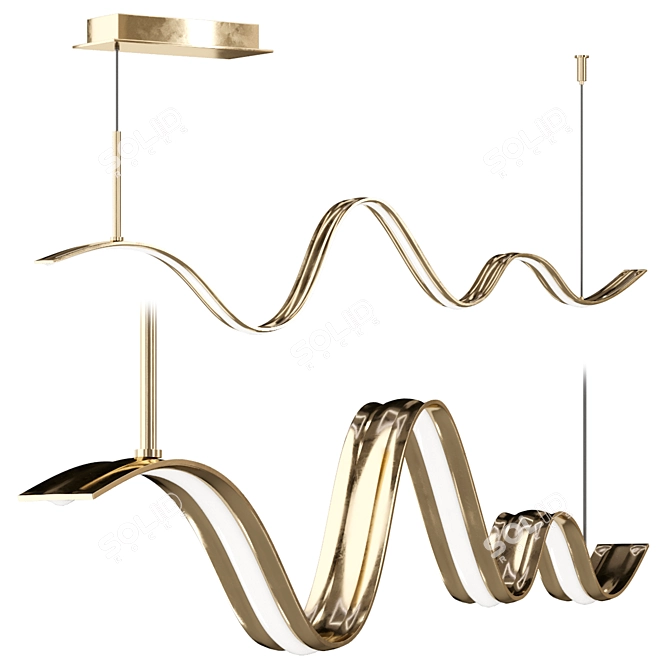  Modern Pendant Light Fixture "Zeus 3D model image 1