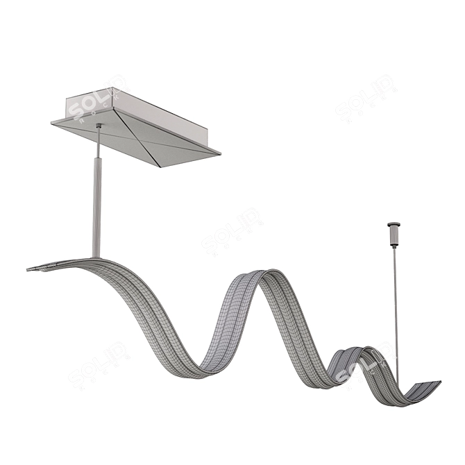  Modern Pendant Light Fixture "Zeus 3D model image 4