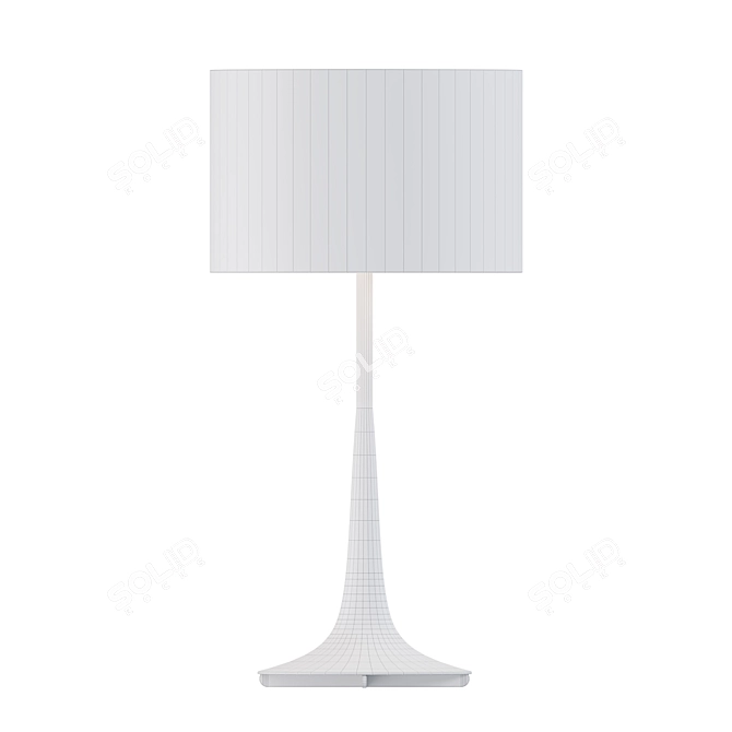 Modern Chic Trilogy Table Lamp 3D model image 2