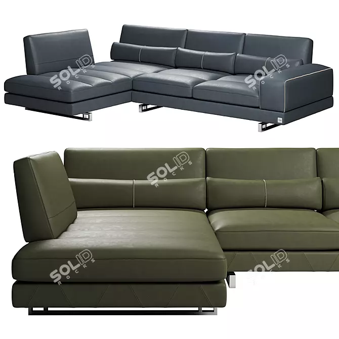  Modern Comfort Landy Corner Sofa 3D model image 2