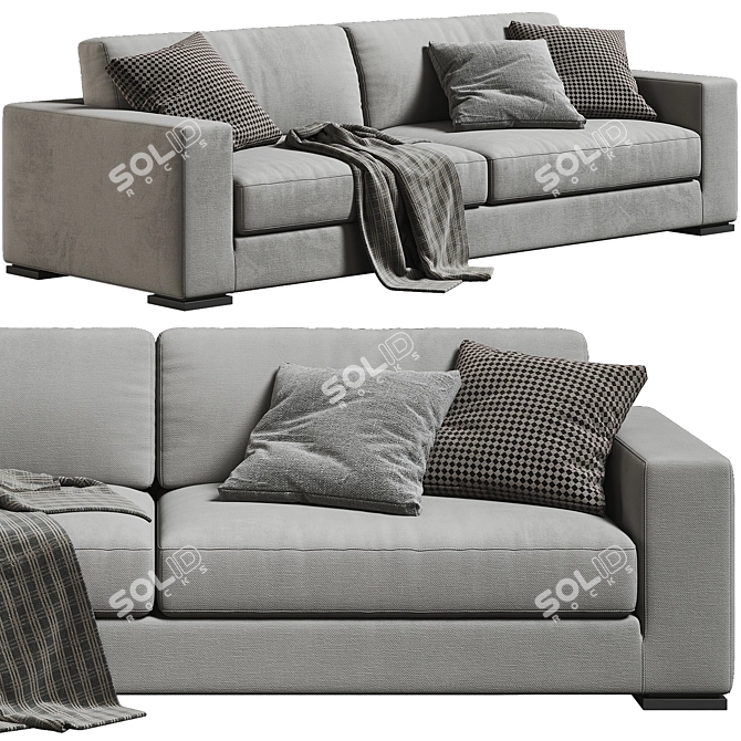 Modern Marac Avana 2-Seater Sofa 3D model image 1