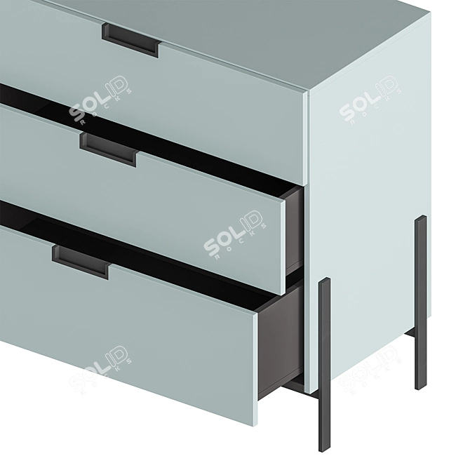 Liges-1 Divan.ru Komod TV Stand 3D model image 3