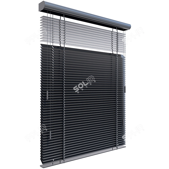 Adjustable Blinds, Window Decor 3D model image 2