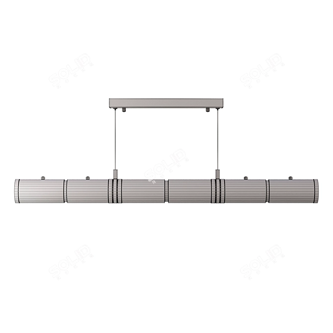 Sleek Pendant Light Fixture 3D model image 3