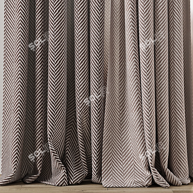  Curtain 875 3D Model Bundle 3D model image 2