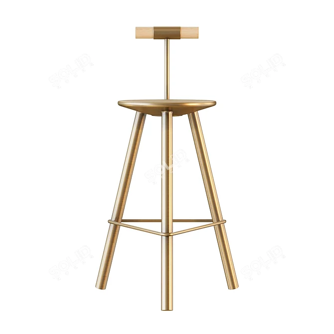 Erickson Aesthetics Tripod Stool 3D model image 2