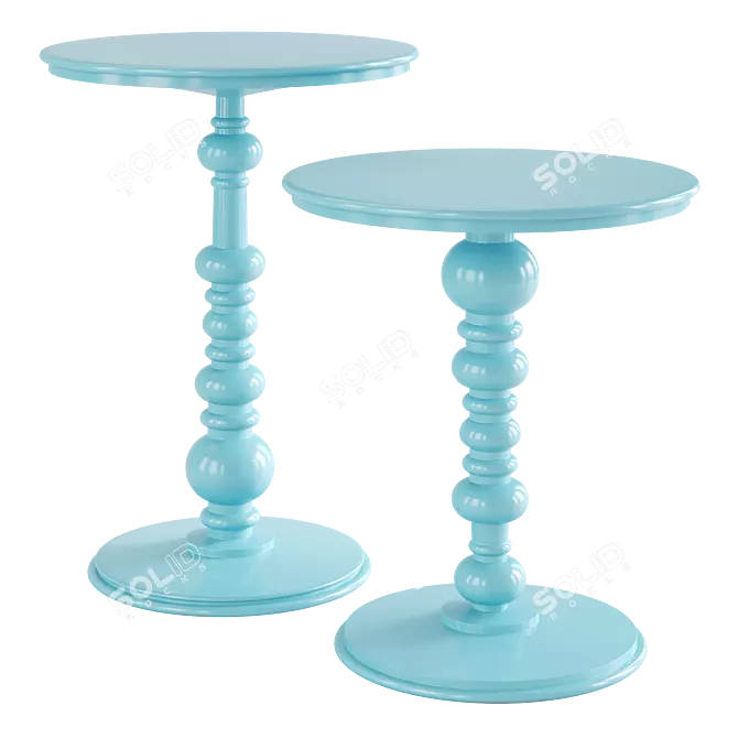 Designer Fruit Side Table - NOS Furniture 3D model image 2