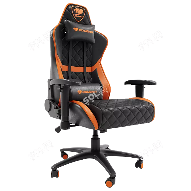 Ergonomic Gaming Chair Cougar Armor One 3D model image 1