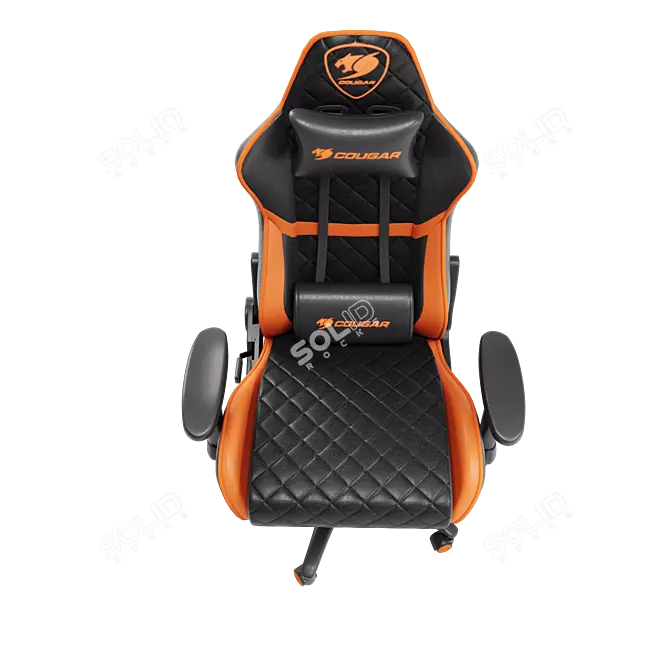 Ergonomic Gaming Chair Cougar Armor One 3D model image 6