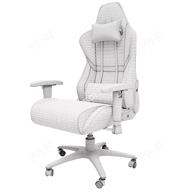 Ergonomic Gaming Chair Cougar Armor One 3D model image 7