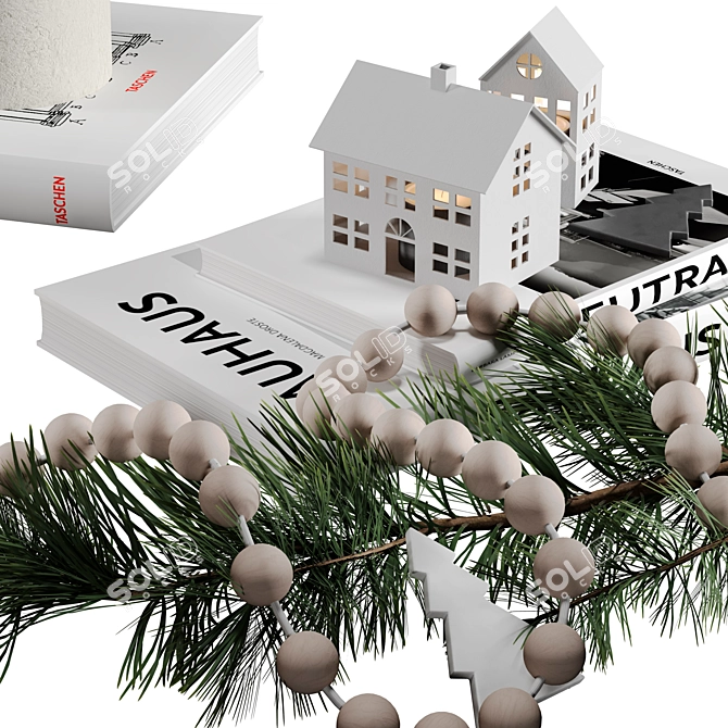 Festive Decor Set 001 3D model image 3