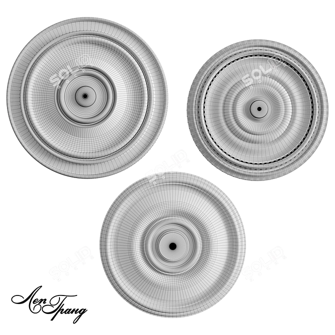 Smooth Rosettes by LepGrand 3D model image 4