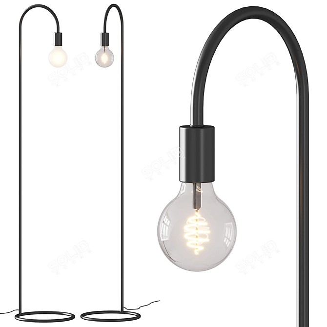 Modern Minimalist Nordlux Floor Lamp 3D model image 1